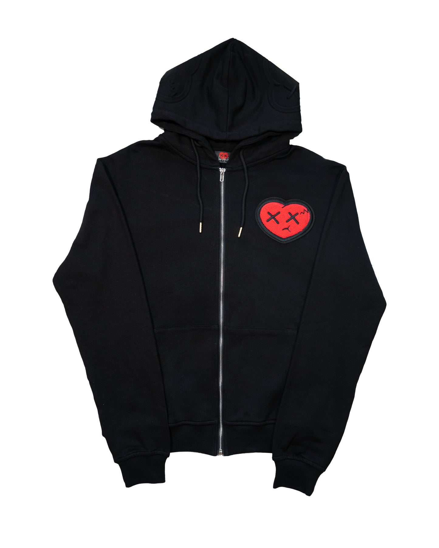 Zip-up Hoodie - Black