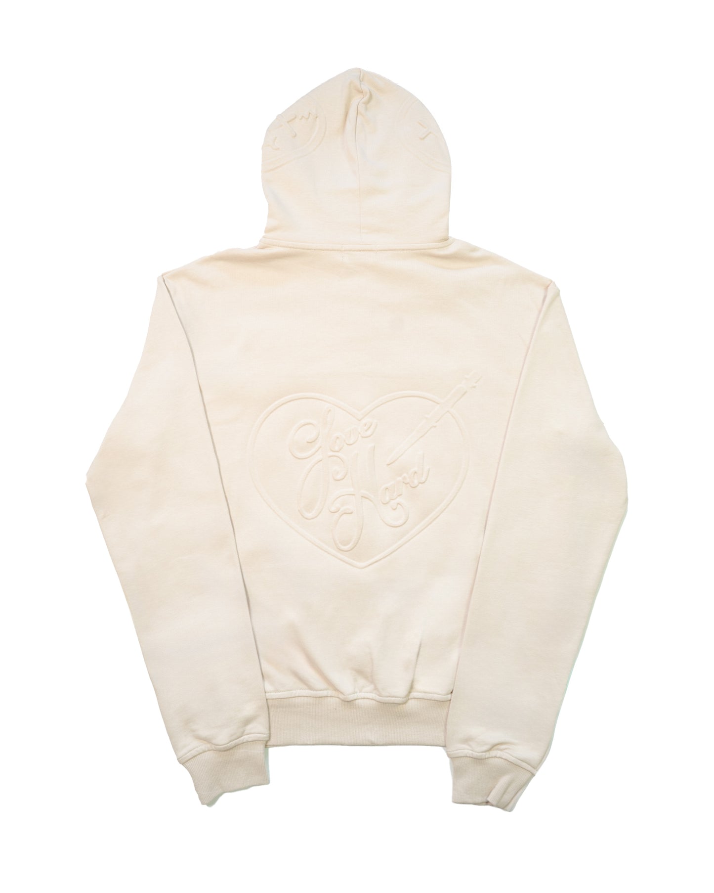 Zip-Up Hoodie - Cream