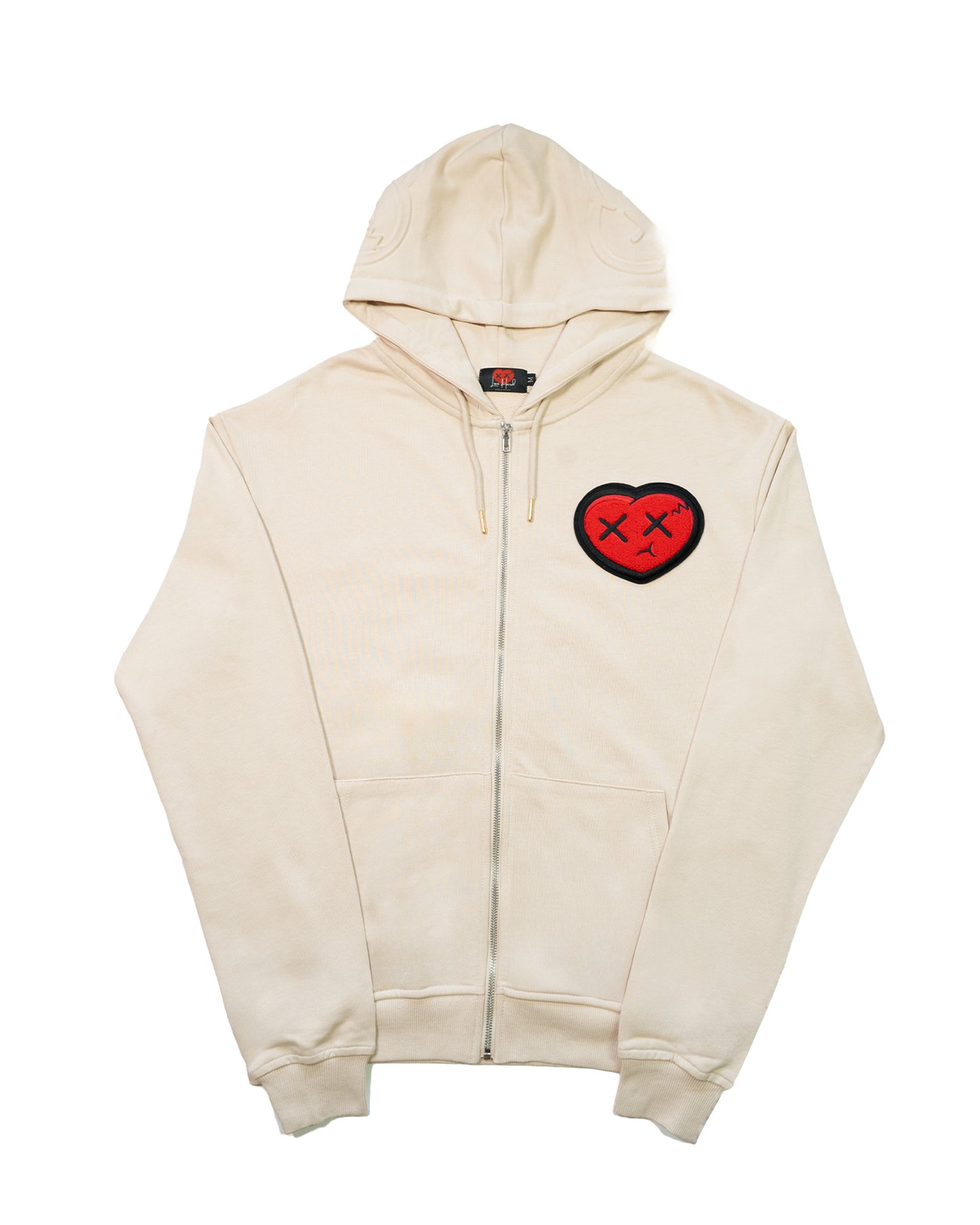 Zip-Up Hoodie - Cream